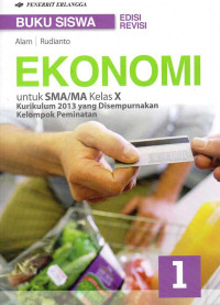 Image of Ekonomi Untuk SMA/MA Kelas  X